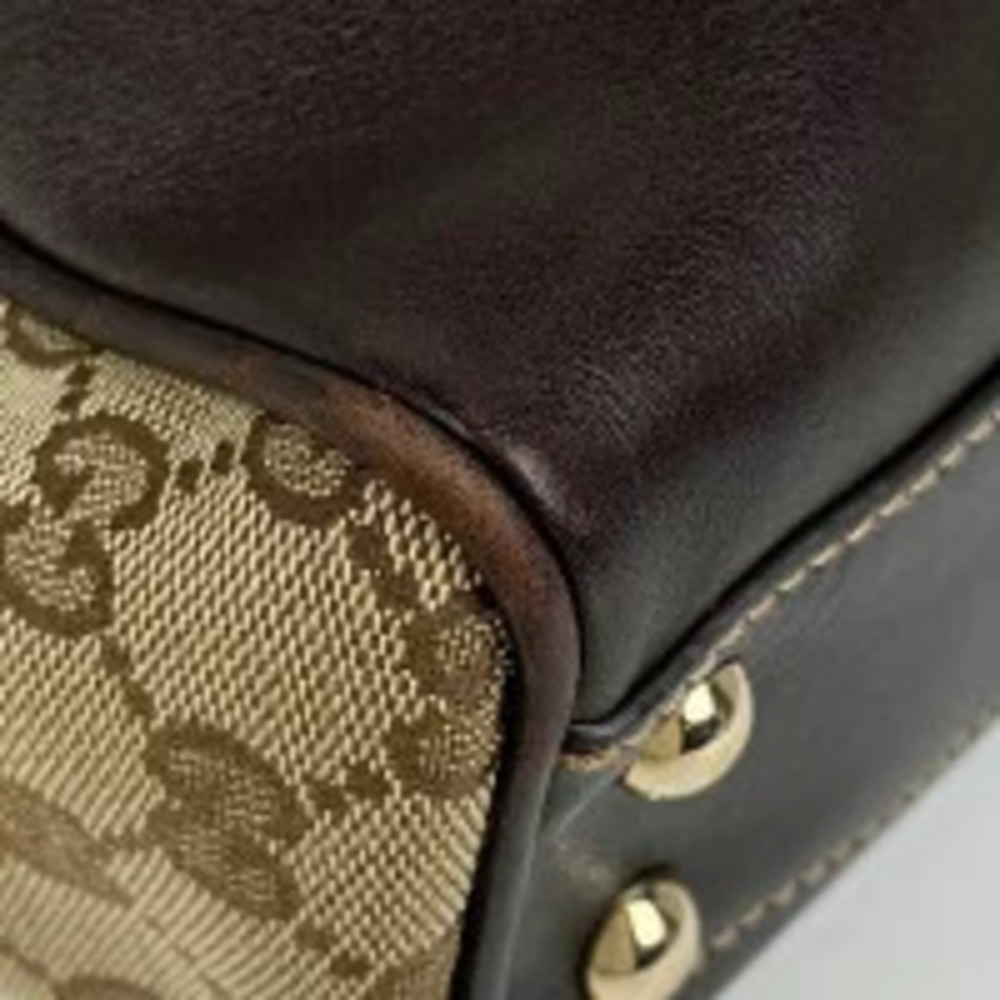 Gucci brown 2way canvas Shoulder GG Bag